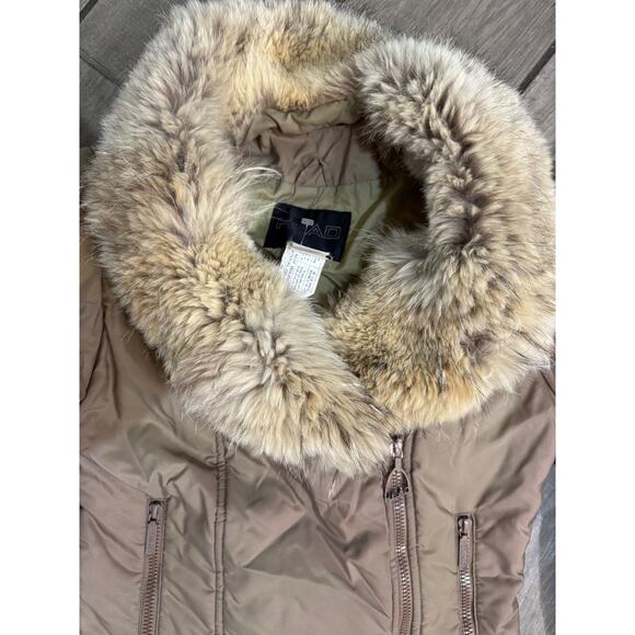 Vintage Head Iridescent Beige Coyote Fur SKI JACKET SZ S/M - Picture 3 of 7